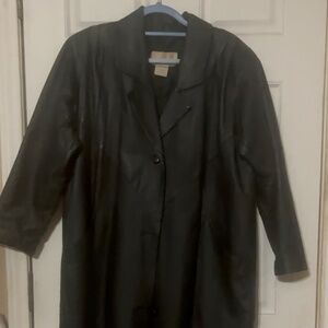 Roaman’s leather coat